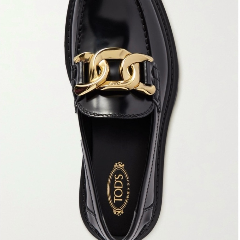 🌟TOD’S GOMMA PESANTE LEATHER LOAFERS🌟 - Picture 5 of 10